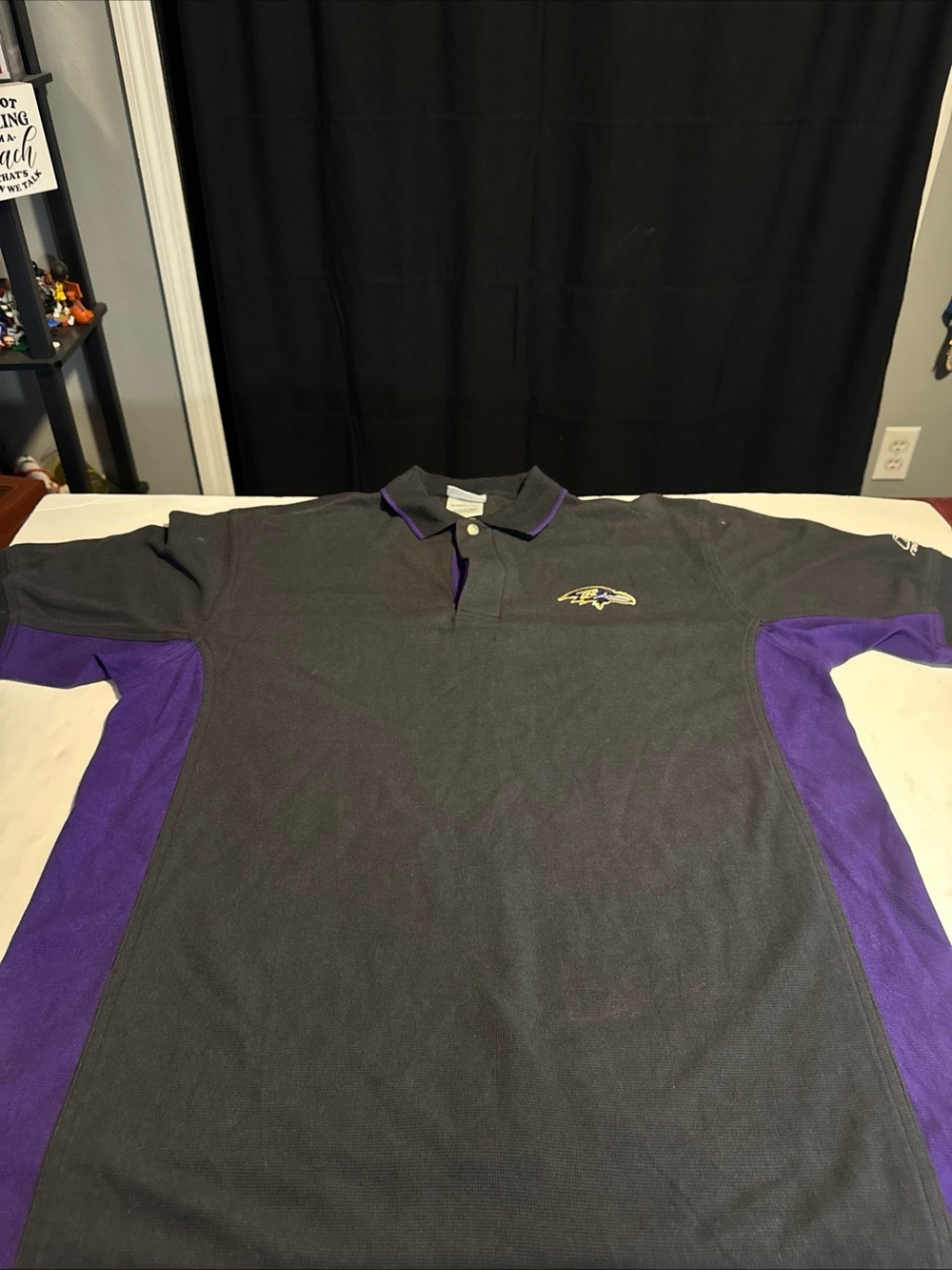 Large Reebok Balitmore Ravens Polo